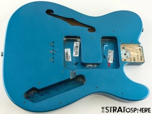 Fender AV II American Vintage 1972 Tele Thinline Semi-Hollow Ash BODY LPB Blue - Picture 1 of 3