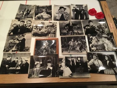 WOW cartão vintage estoque fotos filme lote 16 total um quadro Shirley Temple Boggy  - Imagem 1 de 4