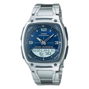 Casio Men's Analog-Digital Sport Watch with Blue Dial - AW-81D-2AV - Picture 1 of 2