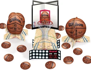 NBA Wilson Pro Basketball Sports Theme Party Centerpiece Table Decorating Kit - Picture 1 of 1