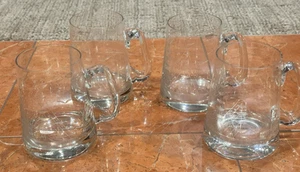KROSNO POLONIA GRABADO VELERO BARCO MÁSTIL GOLETA NÁUTICA TAZAS MCM JUEGO DE 4 VASOS - Imagen 1 de 10