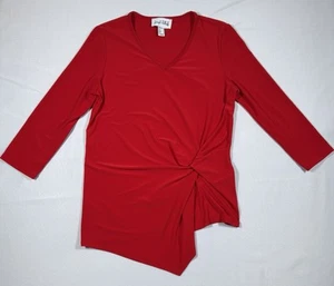 Joseph Ribkoff Women’s 6 US  3/4 Sleeve Asymmetrical Bottom Top Mint Condition - Picture 1 of 5