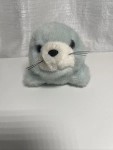 Puffkins “Slick” The Little Blue Seal Plush 4” Long Adorable NWT NOS - Picture 1 of 5