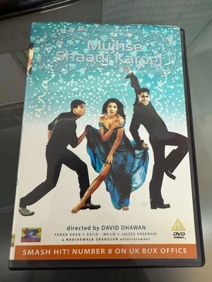 Mujhse Shaadi Karogi 2004 Comedy Bollywood Indian Asian Hindi Film Movie DVD - Image 1 of 3