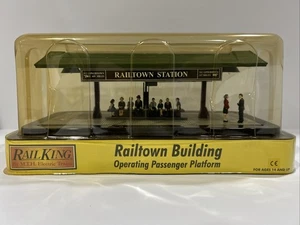Rail King MTH Trains Railtown Building Operation Station Item #30-9163 Boxed MIB - Picture 1 of 5
