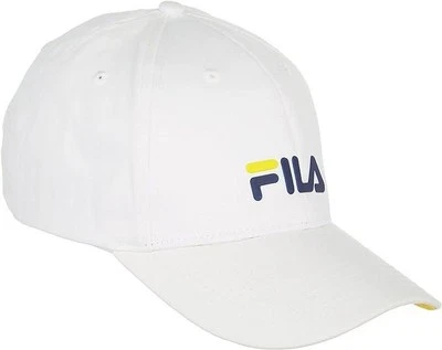Gorra de béisbol Fila para hombre con logotipo de algodón ajustable con cierre a presión talla única Foto 1 de 4