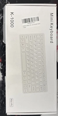 Mini Tastiera K-1000 Compatibile con Mac e PC - Immagine 1 di 3