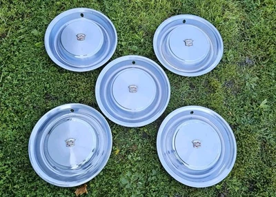 Juego de 5 tapacubos Cadillac Deville Fleetwood 1973 cubiertas de rueda 73 tapacubos 4 Foto 1 de 4