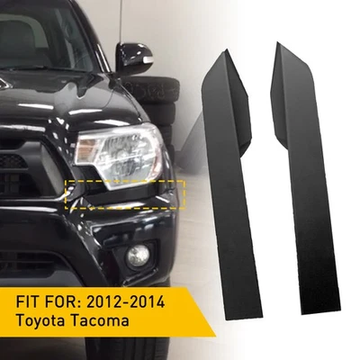 For Toyota Tacoma 2012-2015 LH & RH Front Bumper Headlight Filler Trim Panel Set - Imagem 1 de 4