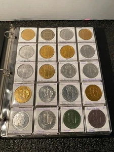 38pc Krewe of ZULU Mardi Gras Doubloon Lot (Please Read Description) - Picture 1 of 4