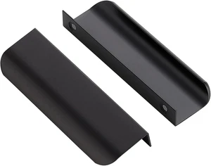 25 Stück Fingergriffe für Schränke 96 mm/3,75 Zoll Loch Mittellasche Schrankgriff... - Bild 1 von 9