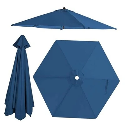 Toldo de repuesto para paraguas de patio azul marino 7,5 pies-6 costillas (solo cubierta) Foto 1 de 4