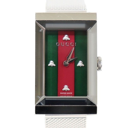 Orologio Donna Gucci Acciaio Quarzo WEB Maglia Telaio G 21MM 559662 YA147401 123091945