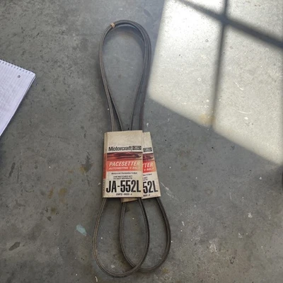 1974-1978 Ford Mustang II Alternator & Power Steering Belts D8PZ-8620-J set - Image 1 of 2