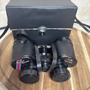 Binolux 7 x 35 578ft @ 1000yds field of view Binoculars Extra Wide Angle- Case - Picture 1 of 16