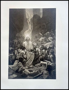 Alphonse MUCHA: Die drei Königreiche, Der Vater, Original Lithographie 1899 - Bild 1 von 4