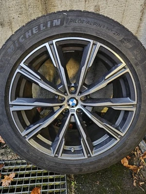 BMW X5 X6 G05 G06 20 Zoll Winterräder M740 8071996 Felgen 3,5mm Profil - Bild 1 von 4