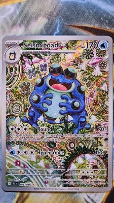 Seismitoad 105/086 Sv: Black Bolt Holo - NM - GREAT CENTERING - Image 1 of 2