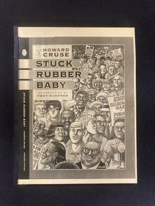 Howard Cruse STUCK RUBBER BABY galley/ promo copy   1960s civil rights Gay South - Picture 1 of 8