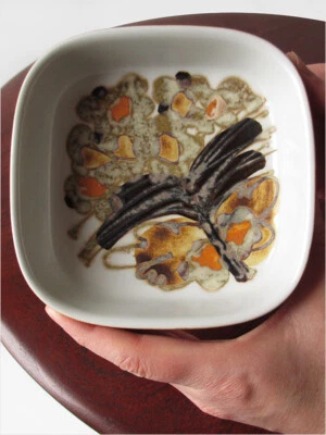 Royal Copenhagen E. Malmer 1965 diseño Fajance plato Baca diseño danés moderno Foto 1 de 4