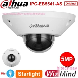 Cámara IP IPC-EB5541-AS 5MP ojo de pez WizMind Starlight micrófono incorporado H.265+ PoE - Imagen 1 de 6