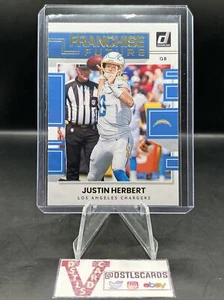 2022 Panini Donruss - JUSTIN HERBERT FRANCHISE FUTURES #FF-JH LA Chargers - Picture 1 of 3