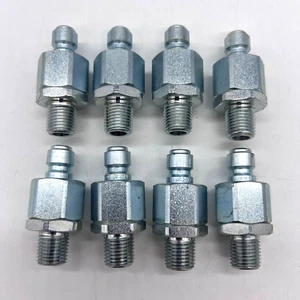 QTY: 8 Parker Snap-Tite 1/4"x1/4" Hydraulic Quick Connect Hose Coupling VEAN4-4M - Picture 1 of 4