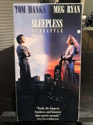 Sleepless in Seattle (VHS 1993) Tom Hanks Meg Ryan Romantic Comedy Classic Tape - Image 1 of 4
