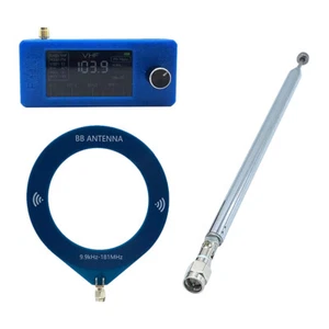 SI4732 0.5-108mhz Pocket Mini Radio HF SW MW VHF Portable Radio Receiver(Blue) - Photo 1/9