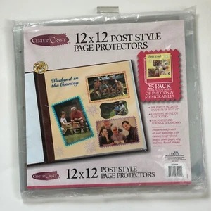 Century Craft 12” x 12” Post Style Seitenschutz 25er Pack Säurefrei Neu Versiegelt - Bild 1 von 7