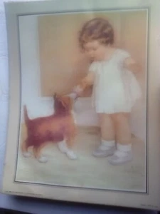 BESSIE GUTMANN Litho THE REWARD - Picture 1 of 6