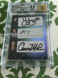JENNIFER LOVE HEWITT/CONRAD/MANHEIM Signed 2009 GHOST WHISPERER #GC1-2 BGS 10 - Picture 1 of 5