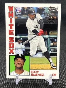 Topps #84-9 2019 Eloy Jimenez Rookie RC 1984 diseño White Sox - Imagen 1 de 2