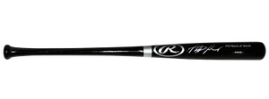 FERNANDO TATIS JR SIGNED SAN DIEGO PADRES BLACK RAWLINGS BASEBALL BAT JSA - Picture 1 of 1