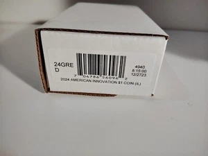 American Innovation 1 Dollar Coin 2024 Roll D - Illinois 24GRE Box Sealed - Picture 1 of 2