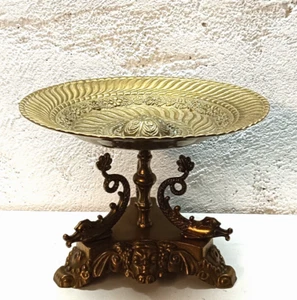 Vintage Art Decko Obstschale Schwere Messing-25402 - Bild 1 von 11