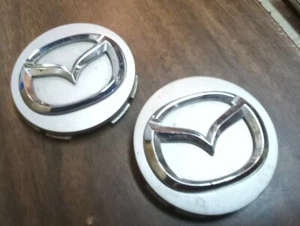 WHEEL CENTER CAPS 082874 for MAZDA CX-3, CX-5, CX-9 MX-9 / OEM / USED / LOT of 2 - Picture 1 of 3