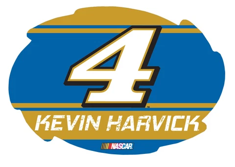 NASCAR #4 Kevin Harvick 5"x6" Swirl w/ Stripe Design Magnet-NEW for 2016! Cover