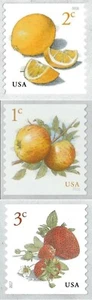US #5037/5201/5256 MNH 2016-2018 Apple Lemon Strawberry Fruits Definitives Coils - Picture 1 of 1