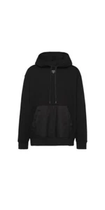 Prada Sudadera con Capucha de Algodón Polar Negro Hombre - Imagen 1 de 30