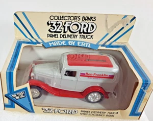 Vintage ERTL Collector's Bank 1932 Ford Panel Delivery Truck Die Cast NIB - Picture 1 of 4