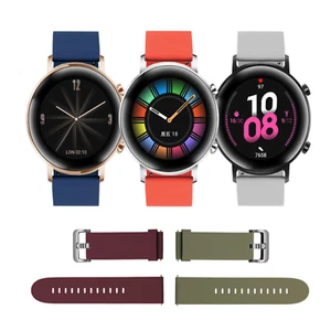 Cinturino Silicone 20mm 22mm per Samsung Galaxy Watch 4 42mm Attivo 2/3 40/44mm - Foto 1 di 26