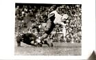 LD289 Original Brown Brothers Photo CLASSIC LEATHER HELMET FOOTBALL GAME ACTION