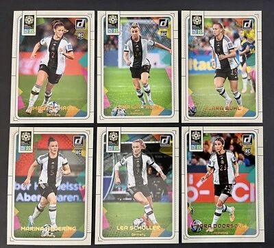 GERMANY 2023 Donruss FIFA Womens World Cup TEAM SET (9) DOORSOUN/ KLARA BUHL+ - Image 1 of 4