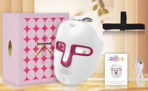 7 Colors Photon LED Light Therapy Face Mask Rejuvenation Skin Beauty Device USB - Picture 1 of 5