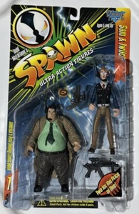 Sam & Twitch McFarlane's Spawn Ultra Action Figuren Set Serie 7 NEU Green Tie - Bild 1 von 4