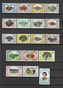 DOMINICA 1978/79 SG 632/649 MNH - Picture 1 of 2