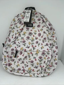 VANS backpack old skool Laptop bookbag floral print NWT Fast Free Shipping - Afbeelding 1 van 5