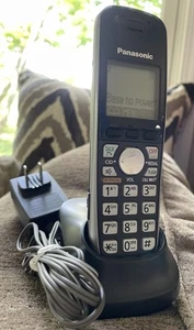 Panasonic KX-TGA652 B Cordless Phone Handset + Panasonic PNLC1010 Base - Zdjęcie 1 z 6