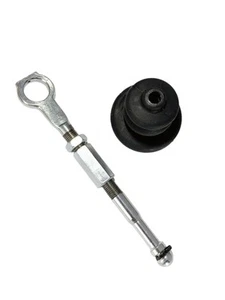 Ford Adjustable Manual Master Cyl. Push Rod w/ retainer clip & boot. Made in USA - Picture 1 of 7